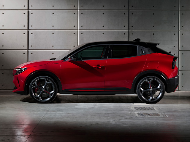 A sleek design of the side