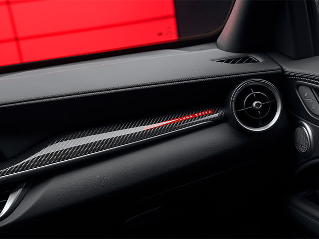 Luna Rossa signature on dashboard