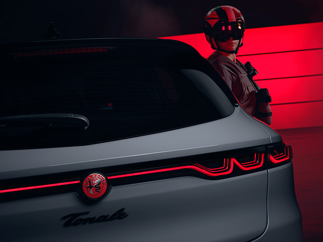 Red Alfa Romeo logo