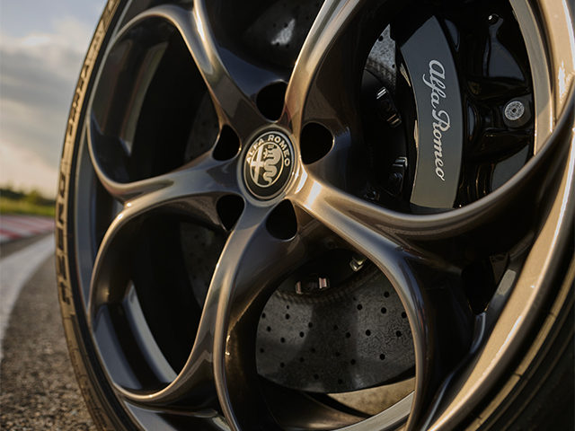 Wheel and calipers